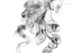 Fototapeta Młodzieżowe - smoke on white