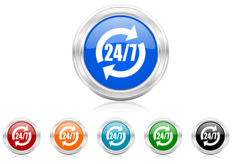 Poster - service icon vector set