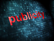 © Maksim Kabakou - Advertising concept: Publicity on digital background