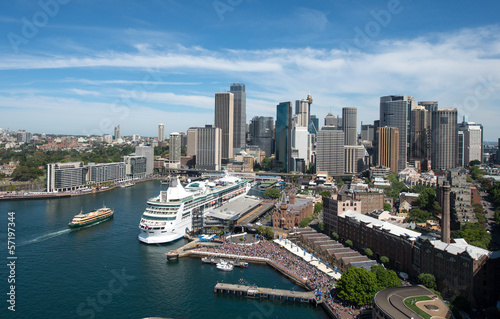 Obraz na płótnie canvas trzyczęściowy "tryptyk" Sydney city
