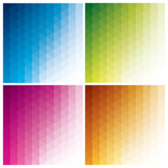 Wall Mural - abstract triangle backgrounds