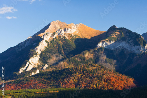 Board z aluminiowym obramowaniem Niesamowity górski krajobraz, tatry, polska