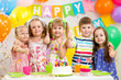 © Oksana Kuzmina - children celebrating birthday party