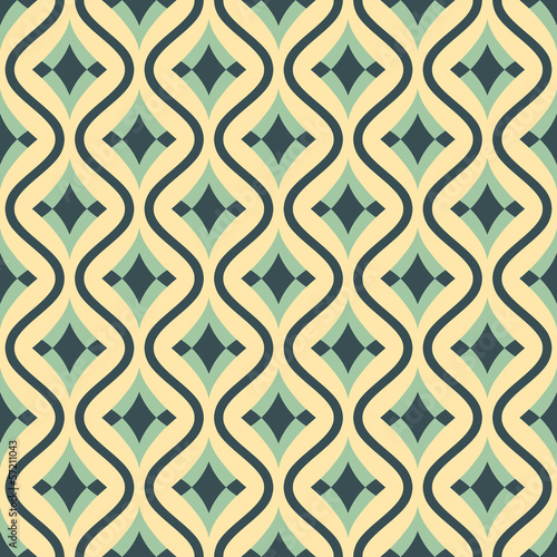 Naklejka - mata magnetyczna na lodówkę abstract seamless pattern