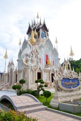 Wall Mural - Magnificent Church of Thai temple