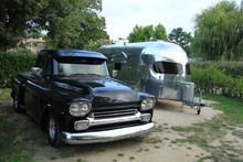 Classic Car And Caravan