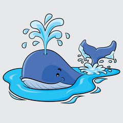 Whale Cartoon