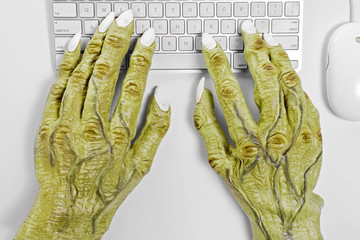 Monster Keyboard Hands