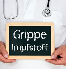 Sticker - Grippe Impfstoff