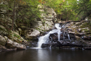 Wahconah Falls in Dalton, Massachusetts.