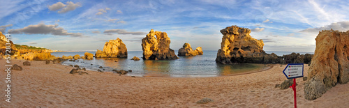 Naklejka samoprzylepna Plaża w Algarve, Portugalia