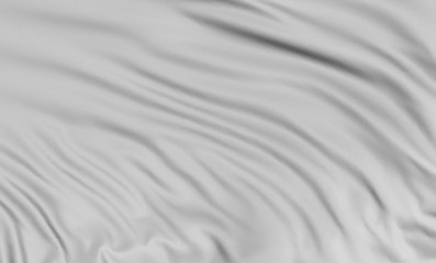 Wall Mural - 3D white flag