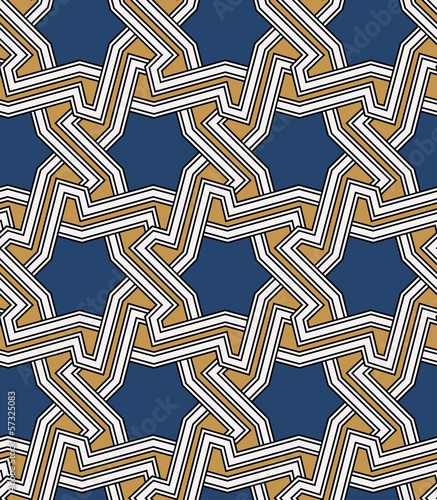 Naklejka samoprzylepna Bezproblemowa geometryczny wzór islamski