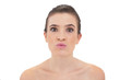 © lightwavemedia - Cute natural brown haired model making faces