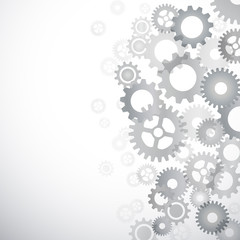 Fotomurali - vector abstract gears background