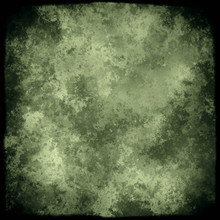 Green Rusted Metal Background