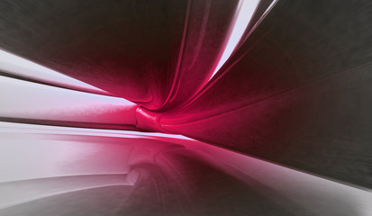 Wall Mural - space red liquid shape detail in cosmos abstract wallpaper