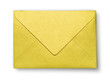 Close-up of  golden envelope.