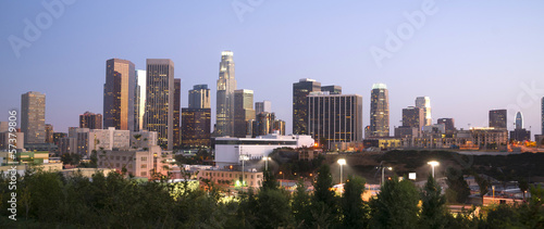 Zdjęcie XXL Budynki biurowe Financial District Los Angeles Downtown