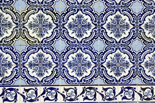Naklejka samoprzylepna Azulejo w porcie, portugalia