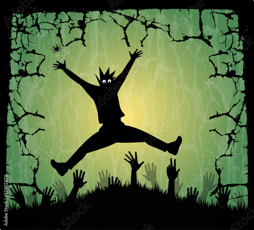 Fotoboard na płycie Ilustracja na halloween