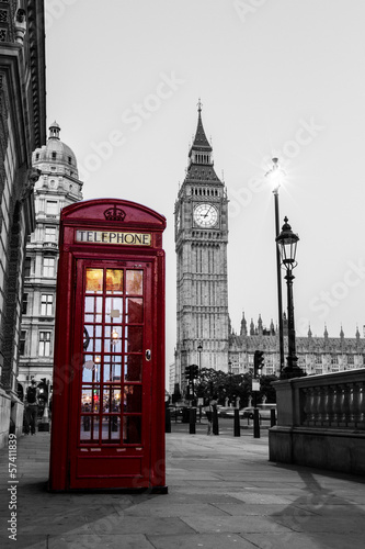 Naklejka samoprzylepna Big ben