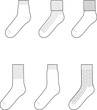Vector illustration of socks