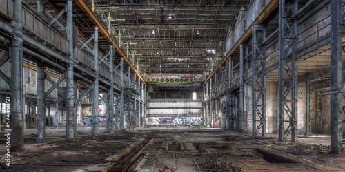 Verlassene Lagerhalle Stock Foto Adobe Stock