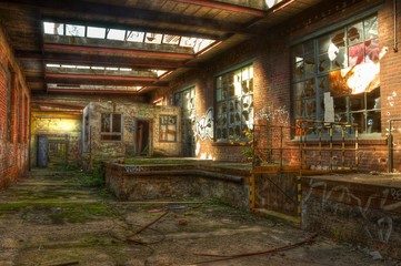Wall Mural - Abandoned factory
