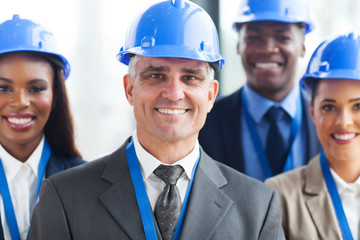 Wall Mural - group of construction businesspeople