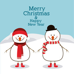 Wall Mural - merry christmas design