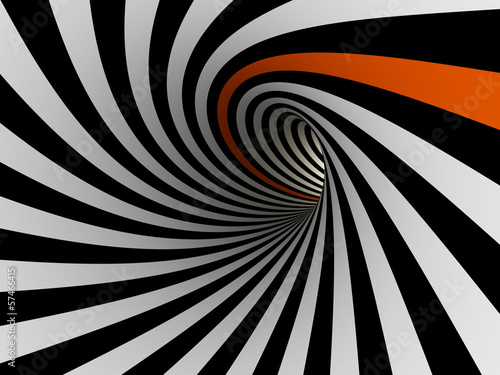 Naklejka samoprzylepna Tunel linii, 3d
