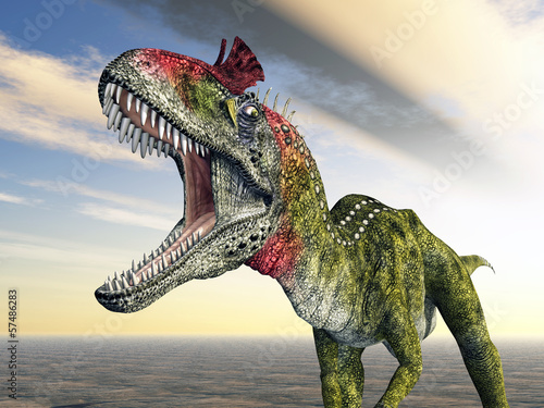 Plakat na zamówienie Dinosaurier Cryolophosaurus