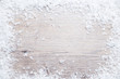 Leinwandbild Motiv Hintergrund mit Schnee