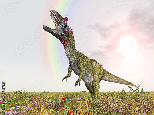 Fotoboard na płycie Dinozaur kriolofozaura