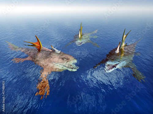 Meeresungeheuer StockIllustration Adobe Stock