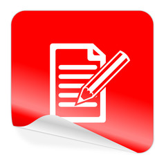 Aufkleber - subscribe icon