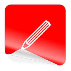 Poster - pencil icon