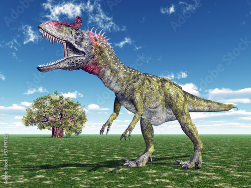Fotoboard na płycie Dinozaur kriolofozaura
