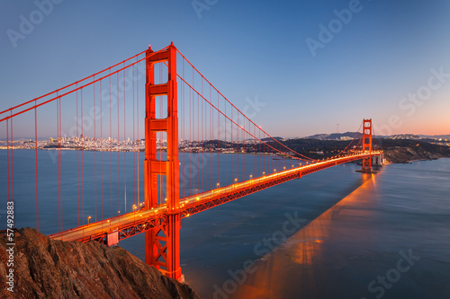 Nowoczesny obraz na płótnie Golden Gate Bridge