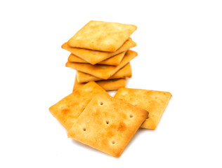 Poster - salty crackers isolated