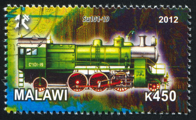 Poster - Steam locomotive