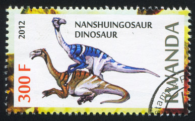 Canvas Print - Nanshiungosaurus dinosaur