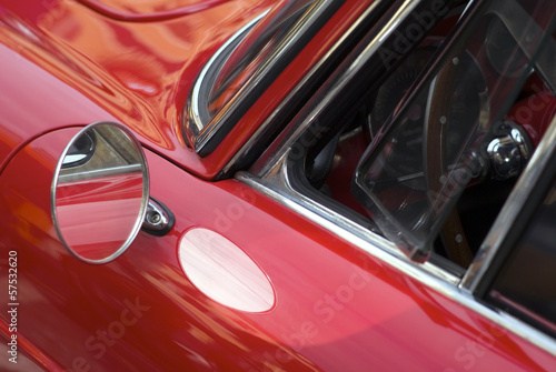 Fotomural De cerca los detalles de un coche clásico