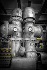 Wall Mural - pipes in a modern thermal power station