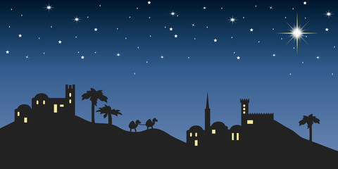 background night bethlehem