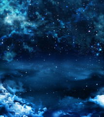 Wall Mural - beautiful background of the night sky