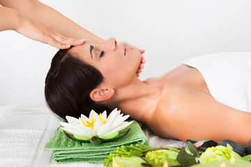 Wall Mural - Woman In Spa Saloon