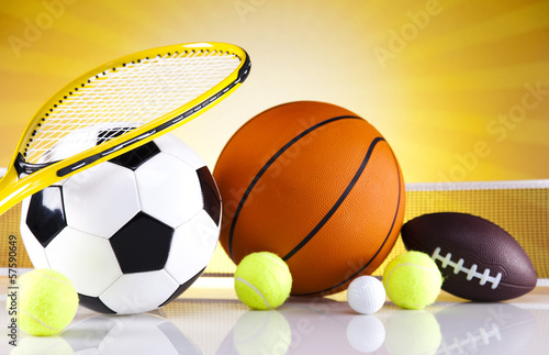 Naklejka samoprzylepna Szczegół sprzętu sportowego