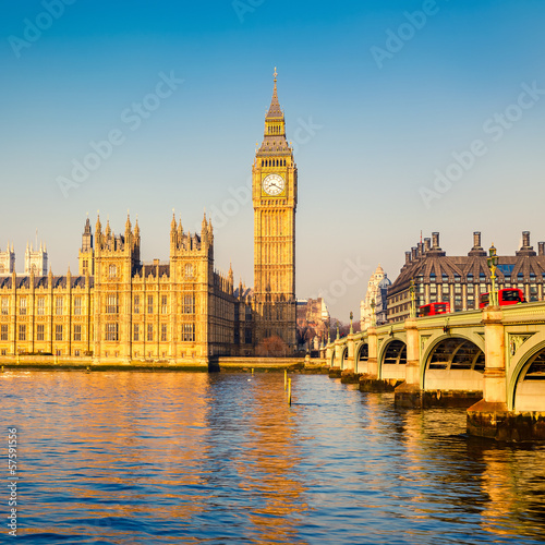 Naklejka samoprzylepna Big Ben w Londynie